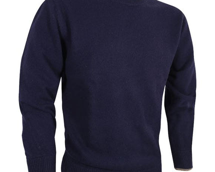 Jack Pyke Ashcombe 100% Lambwool Crewknit Navy