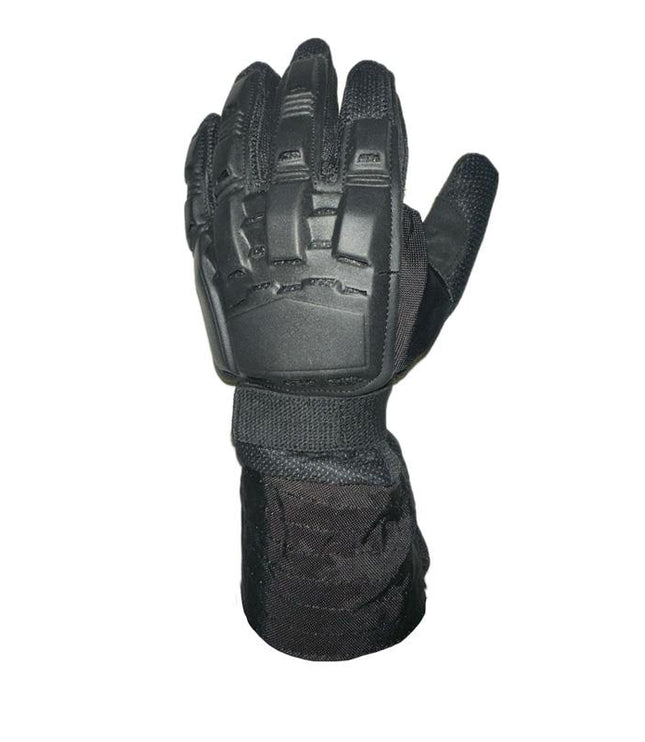 Tactical Armoured Combat Paintball & Airsoft Glove Black