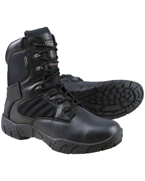 Kombat UK Tactical Pro Boot Half Leather/Half Nylon In Black