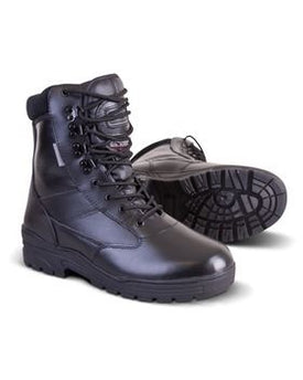 Kombat UK All Leather Patrol Boot Black